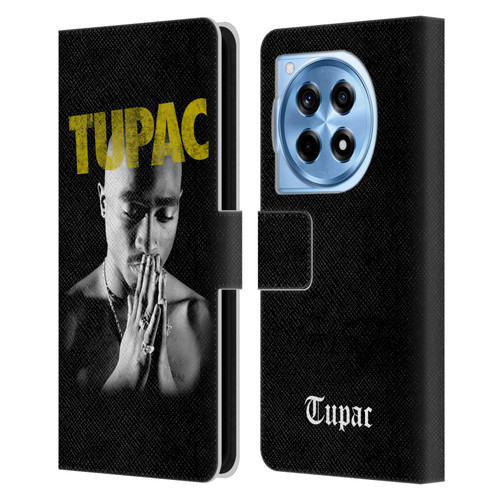 Tupac Shakur Key Art Golden Leather Book Wallet Case Cover For OnePlus 12R