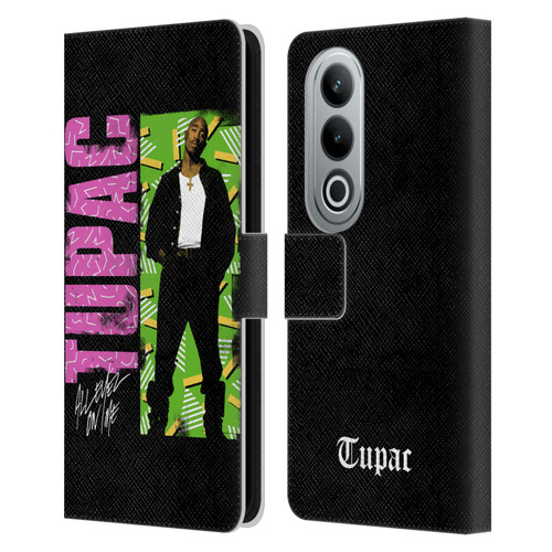 Tupac Shakur Key Art Distressed Look Leather Book Wallet Case Cover For OPPO OnePlus Ace 3V 5G