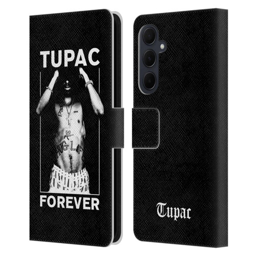 Tupac Shakur Key Art Forever Leather Book Wallet Case Cover For Samsung Galaxy A35 5G