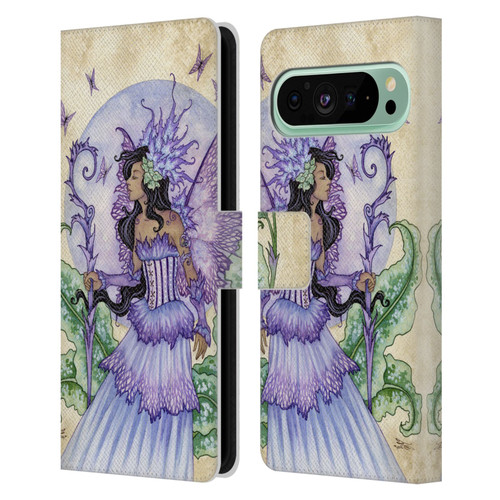 Amy Brown Elemental Fairies Spring Fairy Leather Book Wallet Case Cover For Google Pixel 9 Pro XL