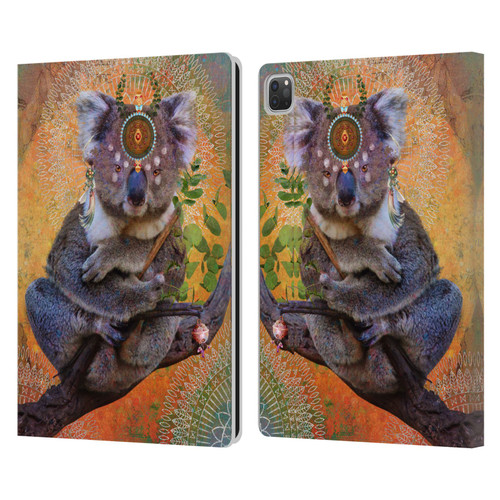 Jena DellaGrottaglia Animals Koala Leather Book Wallet Case Cover For Apple iPad Pro 13 M4 2024