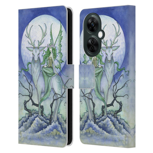 Amy Brown Elemental Fairies Midnight Fairy Leather Book Wallet Case Cover For OnePlus Nord CE 3 Lite 5G