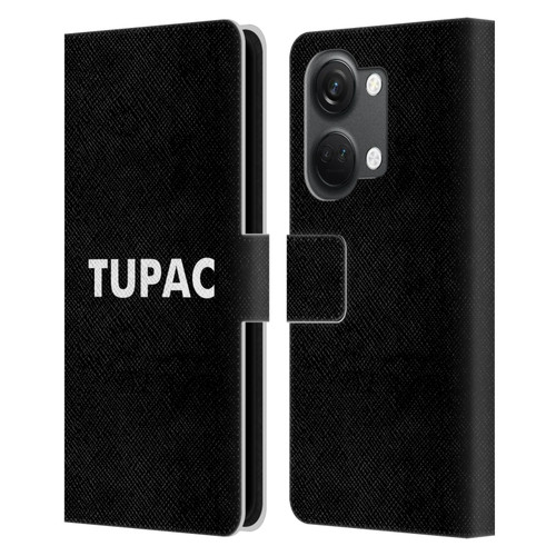 Tupac Shakur Logos Sans Serif Leather Book Wallet Case Cover For OnePlus Nord 3 5G