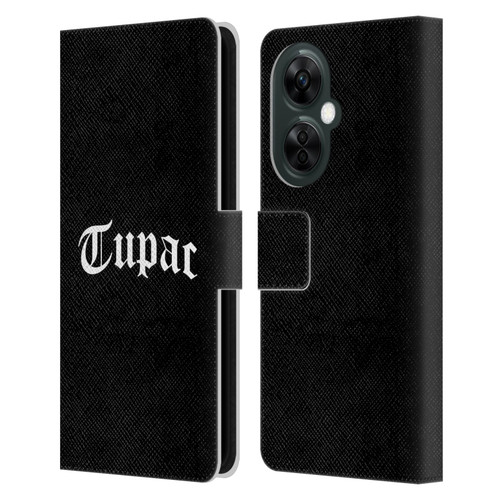 Tupac Shakur Logos Old English 2 Leather Book Wallet Case Cover For OnePlus Nord CE 3 Lite 5G