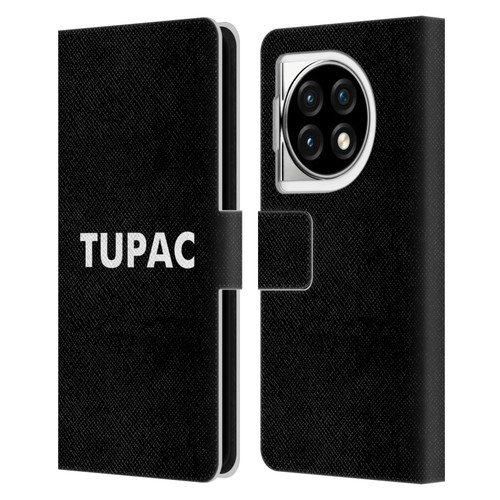 Tupac Shakur Logos Sans Serif Leather Book Wallet Case Cover For OPPO OnePlus Ace 3 5G