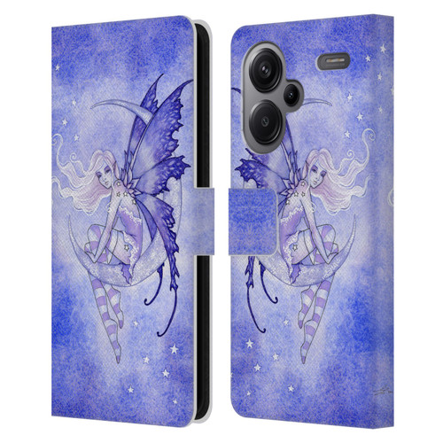 Amy Brown Elemental Fairies Moon Fairy Leather Book Wallet Case Cover For Xiaomi Redmi Note 13 Pro Plus 5G