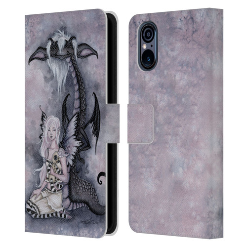 Amy Brown Folklore Evie And The Nightmare Leather Book Wallet Case Cover For Sony Xperia 5 V 5G