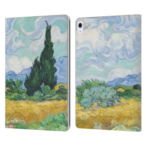 The National Gallery Art A Wheatfield With Cypresses Leather Book Wallet Case Cover For Apple iPad Air 13 2024