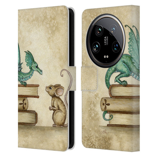 Amy Brown Folklore Curious Encounter Leather Book Wallet Case Cover For Xiaomi 14 Ultra