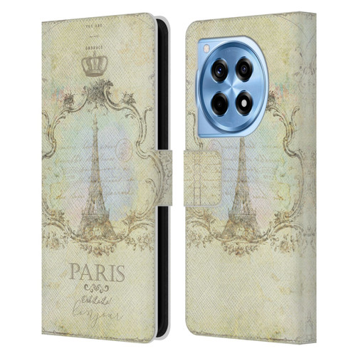 Jena DellaGrottaglia Assorted Paris My Embrace Leather Book Wallet Case Cover For OnePlus 12R