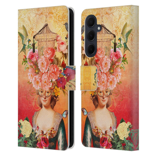 Jena DellaGrottaglia Assorted Put A Bird On It Leather Book Wallet Case Cover For Samsung Galaxy A35 5G