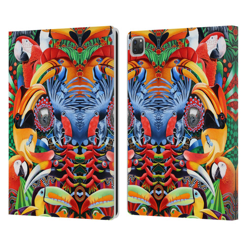 Graeme Stevenson Assorted Designs Birds 2 Leather Book Wallet Case Cover For Apple iPad Pro 13 M4 2024