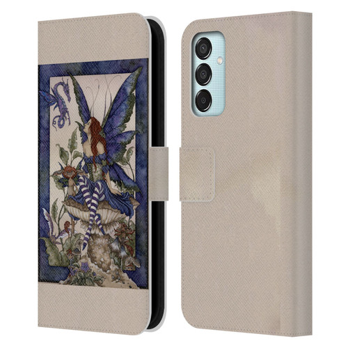 Amy Brown Pixies Bottom Of The Garden Leather Book Wallet Case Cover For Samsung Galaxy M15/F15 5G