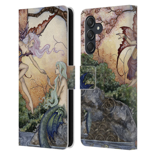 Amy Brown Pixies The Introduction Leather Book Wallet Case Cover For Samsung Galaxy M55 5G