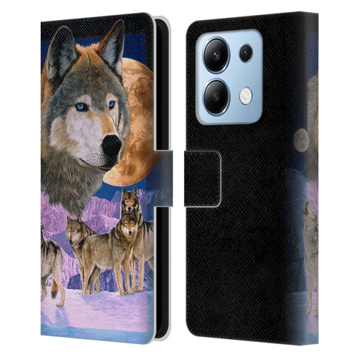 Graeme Stevenson Assorted Designs Wolves Leather Book Wallet Case Cover For Xiaomi Redmi Note 13/13 Pro 5G