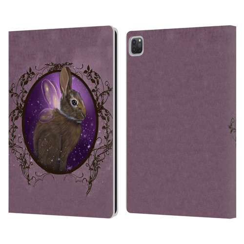 Ash Evans Animals Rabbit Leather Book Wallet Case Cover For Apple iPad Pro 13 M4 2024