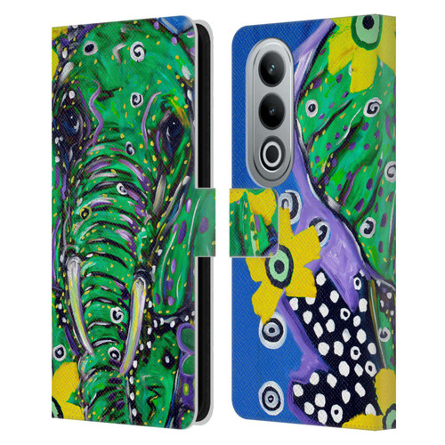 Mad Dog Art Gallery Animals Elephant Leather Book Wallet Case Cover For OPPO OnePlus Ace 3V 5G