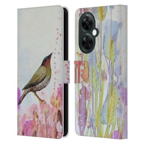 Sylvie Demers Birds 3 Dreamy Leather Book Wallet Case Cover For OnePlus Nord CE 3 Lite 5G