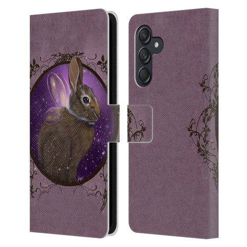 Ash Evans Animals Rabbit Leather Book Wallet Case Cover For Samsung Galaxy M55 5G