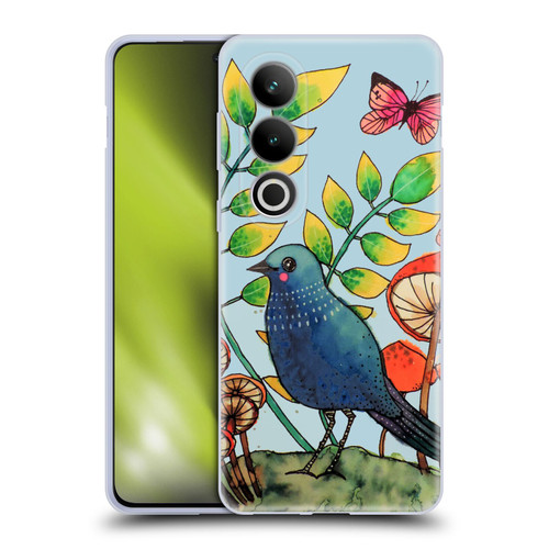 Sylvie Demers Birds 3 Teary Blue Soft Gel Case for OPPO OnePlus Ace 3V 5G