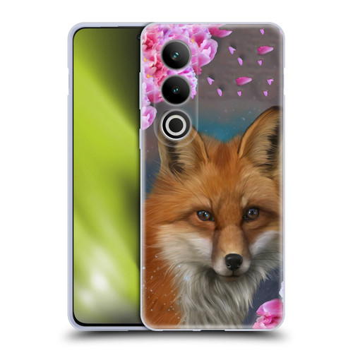 Ash Evans Animals Fox Peonies Soft Gel Case for OPPO OnePlus Ace 3V 5G
