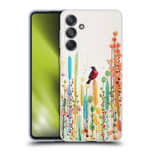 Sylvie Demers Birds 3 Scarlet Soft Gel Case for Samsung Galaxy M55 5G