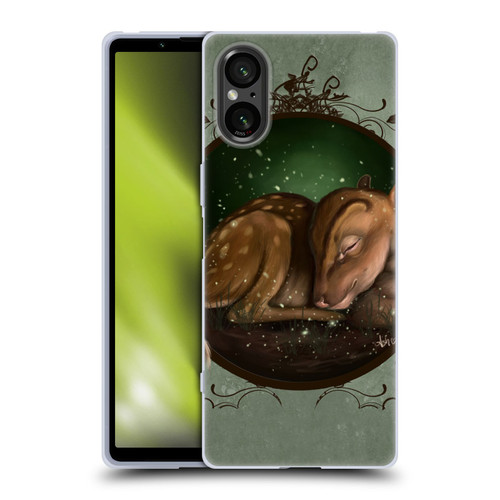 Ash Evans Animals Foundling Fawn Soft Gel Case for Sony Xperia 5 V 5G