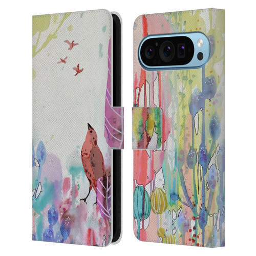 Sylvie Demers Nature Wings Leather Book Wallet Case Cover For Google Pixel 9 / Pixel 9 Pro
