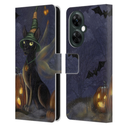 Ash Evans Black Cats The Witching Time Leather Book Wallet Case Cover For OnePlus Nord CE 3 Lite 5G