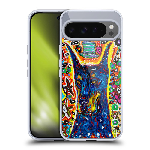 Mad Dog Art Gallery Dog 5 Doberman Soft Gel Case for Google Pixel 9 Pro XL