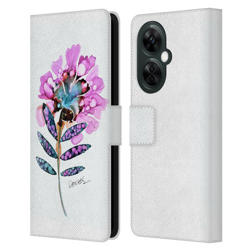 Sylvie Demers Nature Fleur Leather Book Wallet Case Cover For OnePlus Nord CE 3 Lite 5G
