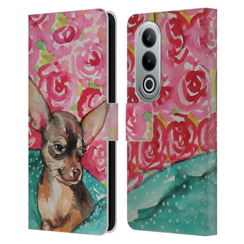 Sylvie Demers Nature Chihuahua Leather Book Wallet Case Cover For OPPO OnePlus Ace 3V 5G