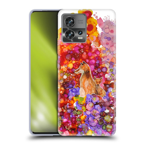 Sylvie Demers Nature Mother Fox Soft Gel Case for Motorola Moto Edge 30 Fusion