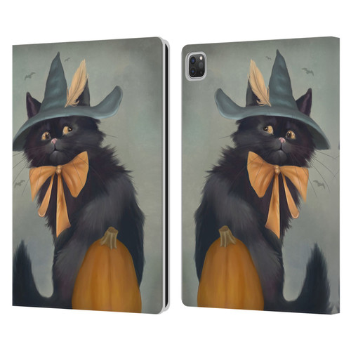 Ash Evans Black Cats 2 Familiar Feeling Leather Book Wallet Case Cover For Apple iPad Pro 13 M4 2024