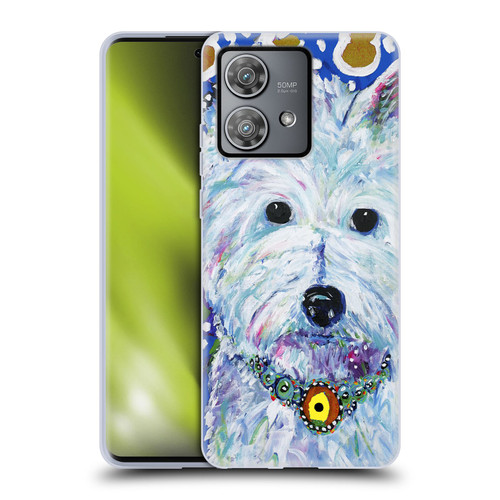 Mad Dog Art Gallery Dogs Westie Soft Gel Case for Motorola Edge 40 Neo 5G