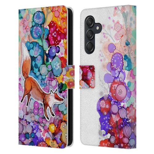 Sylvie Demers Nature Soaring Leather Book Wallet Case Cover For Samsung Galaxy M55 5G