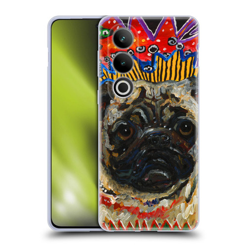 Mad Dog Art Gallery Dogs Pug Soft Gel Case for OPPO OnePlus Ace 3V 5G