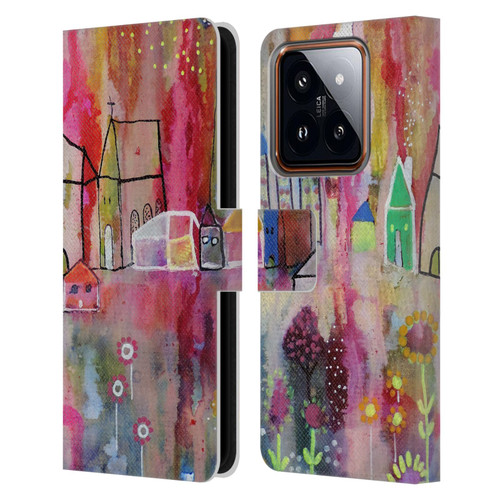 Sylvie Demers Nature House Horizon Leather Book Wallet Case Cover For Xiaomi 14