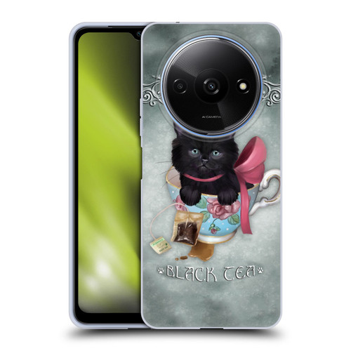Ash Evans Black Cats Tea Soft Gel Case for Xiaomi Redmi A3