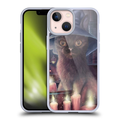 Ash Evans Graphics Toil And Trouble Soft Gel Case for Apple iPhone 13 Mini