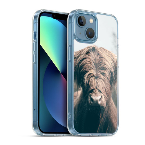 Patrik Lovrin Animal Portraits Highland Cow Soft Gel Case for Apple iPhone 13 Mini & MagSafe