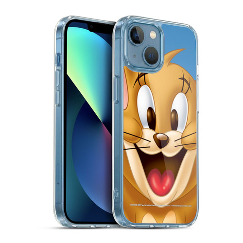 Tom and Jerry Full Face Jerry Soft Gel Case for Apple iPhone 13 Mini & MagSafe