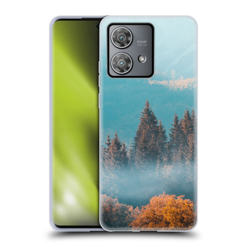 Patrik Lovrin Magical Foggy Landscape Autumn Forest Soft Gel Case for Motorola Edge 40 Neo 5G