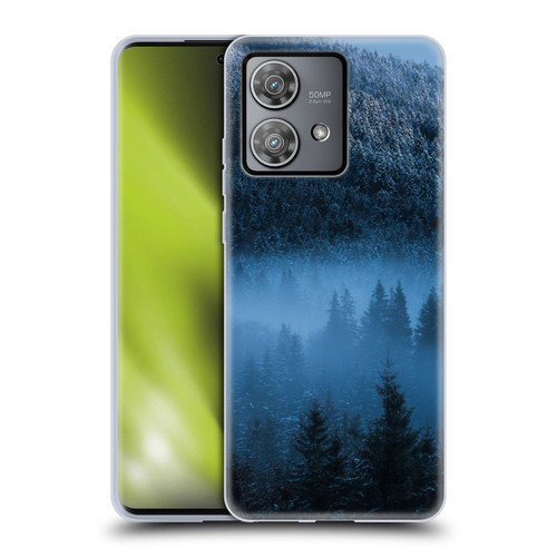 Patrik Lovrin Magical Foggy Landscape Magical Fog Over Snowy Forest Soft Gel Case for Motorola Edge 40 Neo 5G