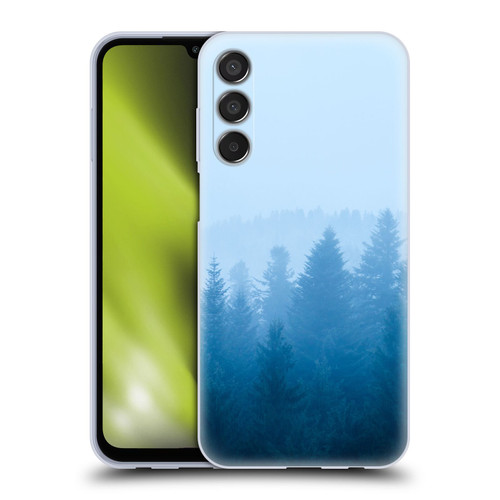 Patrik Lovrin Magical Foggy Landscape Fog Over Forest Soft Gel Case for Samsung Galaxy M15/F15 5G