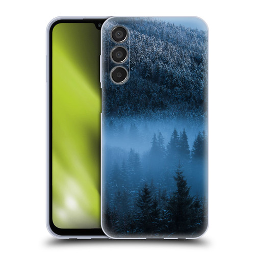 Patrik Lovrin Magical Foggy Landscape Magical Fog Over Snowy Forest Soft Gel Case for Samsung Galaxy M15/F15 5G