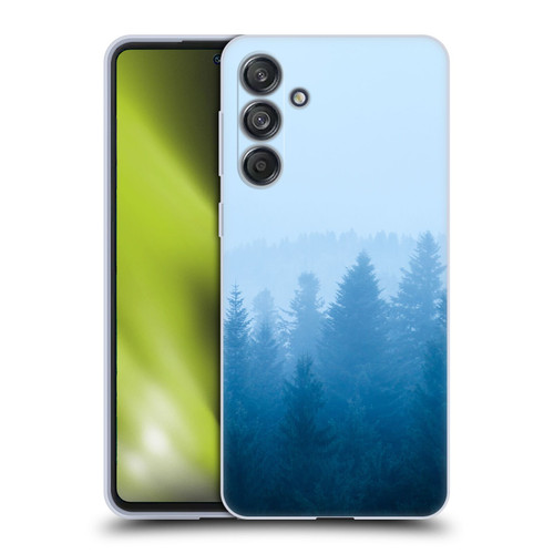 Patrik Lovrin Magical Foggy Landscape Fog Over Forest Soft Gel Case for Samsung Galaxy M55 5G