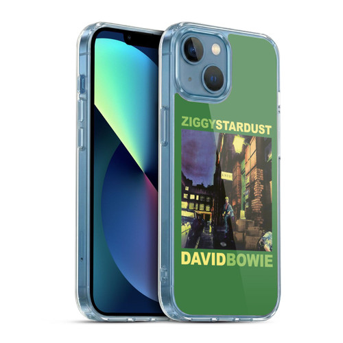 David Bowie Album Art Ziggy Stardust Soft Gel Case for Apple iPhone 13 Mini