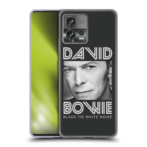 David Bowie Album Art Black Tie Soft Gel Case for Motorola Moto Edge 30 Fusion