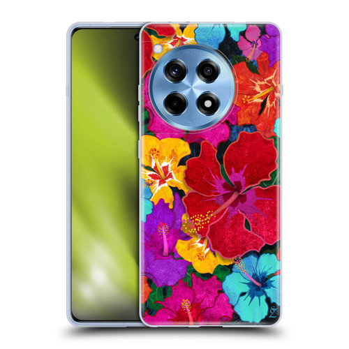 Suzan Lind Colours & Patterns Tropical Hibiscus Soft Gel Case for OPPO OnePlus Ace 3 5G
